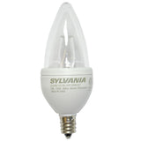 4w B10 Blunt Tip Dimmable LED - Sylvania Candelabra base 2700K - 6 Bulbs