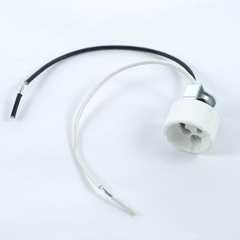 Satco 80-1796 GU10 ceramic socket with 1/8 IP hickey lampholder