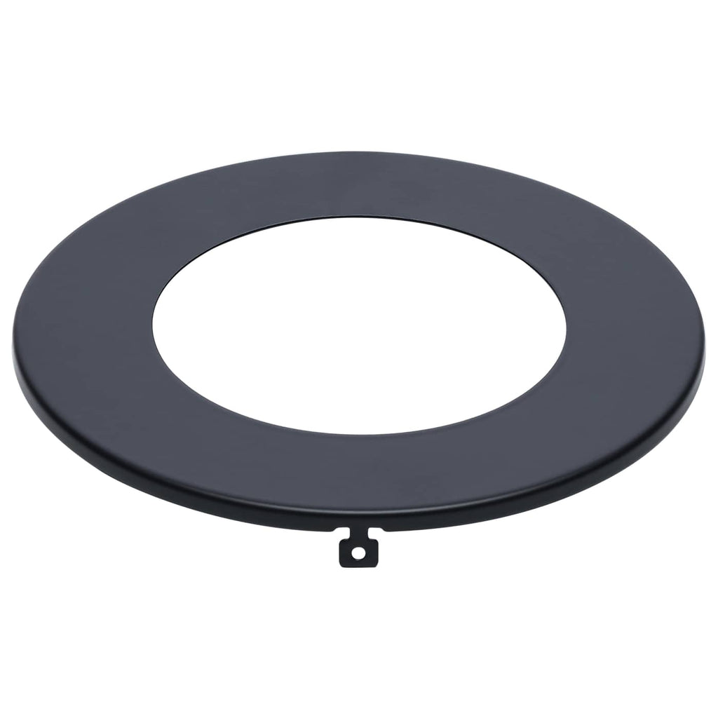 4-in Downlight Trim Acc Starfish Wafer Flat Round Black Finish