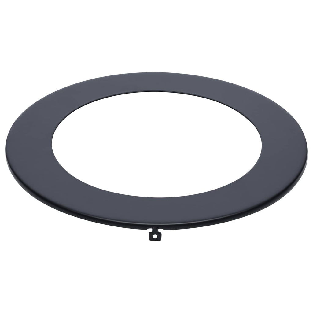 6-in Downlight Trim Acc Starfish Wafer Flat Round Black Finish