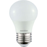 Sunlite 5.5w 120v LED A15 Refrigerator E26 Base 4000K Frosted Bulb - 40W Equiv