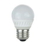 SUNLITE 4.5W 120V 3000K E26 Frosted G16.5 LED Light Bulb