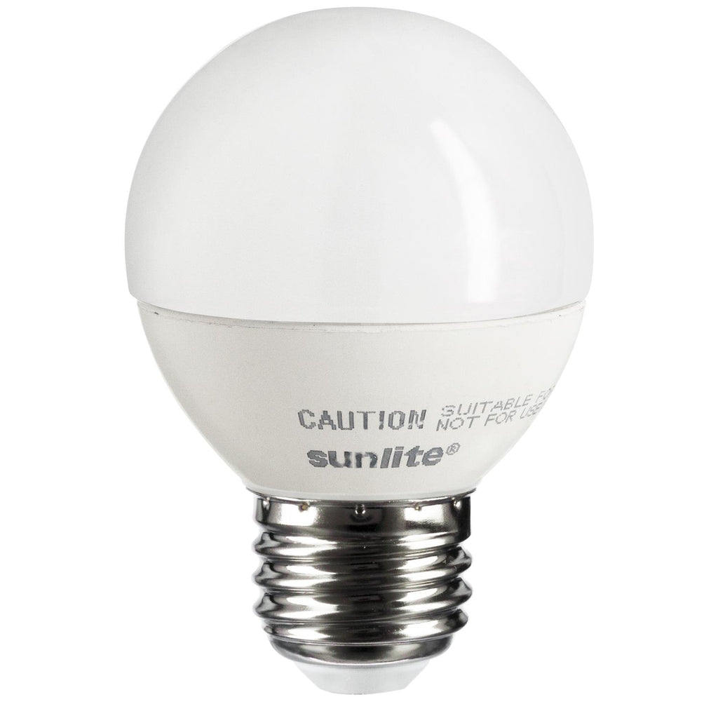 SUNLITE G16 LED 5W Medium Base 2700K Warm White Decorative Dimmable Bulb