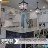Sunlite 4.5w LED B11 Frosted Torpedo Tip Chandelier E12 5000K Bulb - 40W Equiv_1