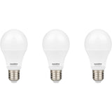 3Pk - Sunlite 6w LED A19 Non-Dimmable 3000K Warm White Bulb - 40w Equiv