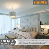 3Pk - Sunlite 14W LED A19 6500K - Daylight 1500LM Non-Dimmable Bulb - 100w Equiv_1