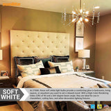 Sunlite 4.5w LED B11 Clear Chandelier 120v E26 Base 2700K Bulb - 40W Equiv_2