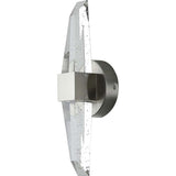 Sunlite 15w LED Crystal Shape Two Light Wall Sconce 3000K Dimmable - 60w equiv