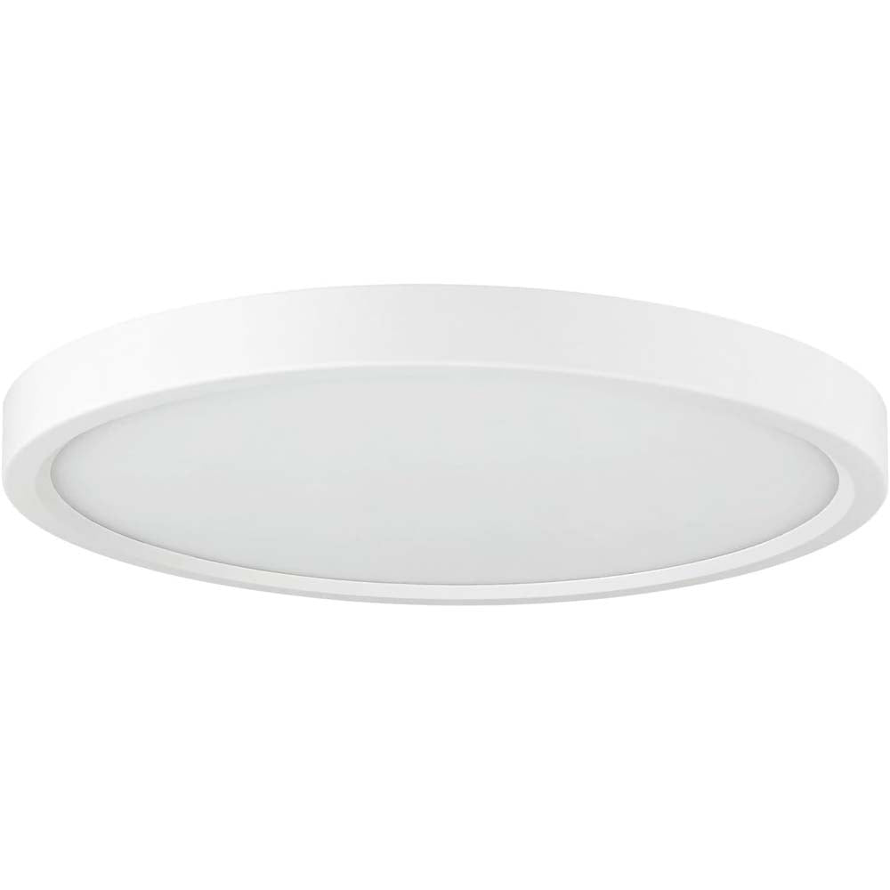 Sunlite 7-In 12w LED Round Mini Panel Fixture 3000K Dimmable 120v - 100w equiv
