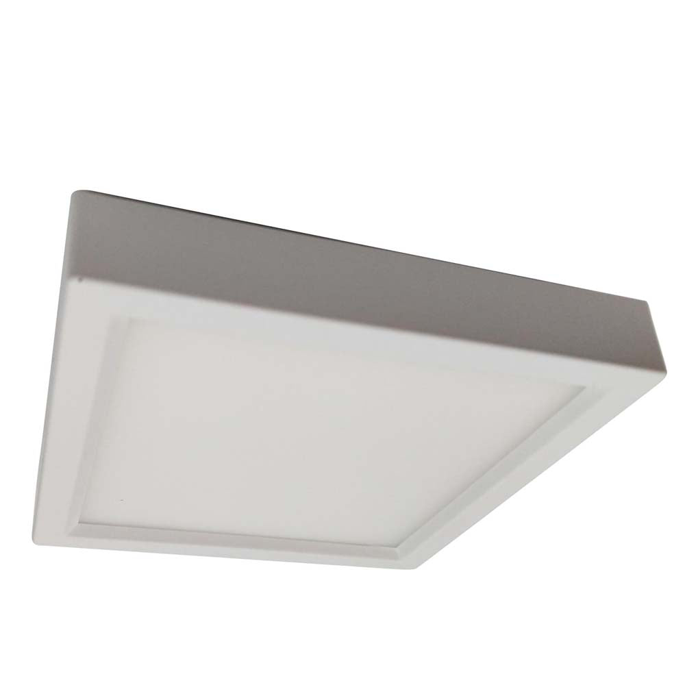 5-in 10w Square LED Mini Panel Flush Mount CCT Tunable 600Lm 120v - 50w equiv