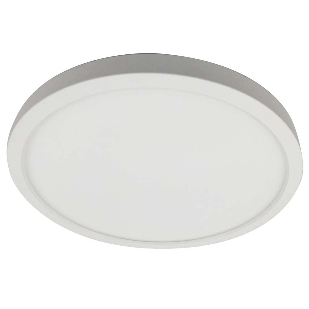 9-in 18w Round LED Mini Panel Flush Mount CCT Tunable 1100Lm 120v - 75w equiv