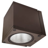 Sunlite 9w LED Wall Cube Up or Down 3000K Warm White Outdoor Fixture Bronze