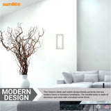 Sunlite 10-In 12w LED Wall Cylinder Sconce CCT Selectable Dimmable - 75w equiv_2