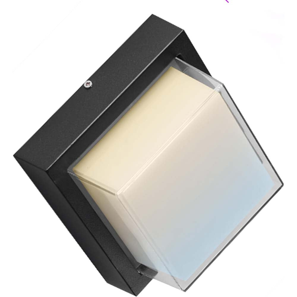 Sunlite 12w LED Square Modern Outdoor Light Fixture CCT Selectable - 60w equiv