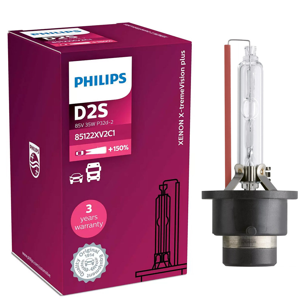 Philips D2S Xenon X-tremeVision PLUS Gen.2 4800K HID Bulb – BulbAmerica