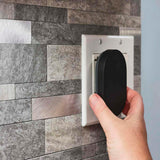 Smart Doorbell Cam Chime Black Finish 5.1V - BulbAmerica