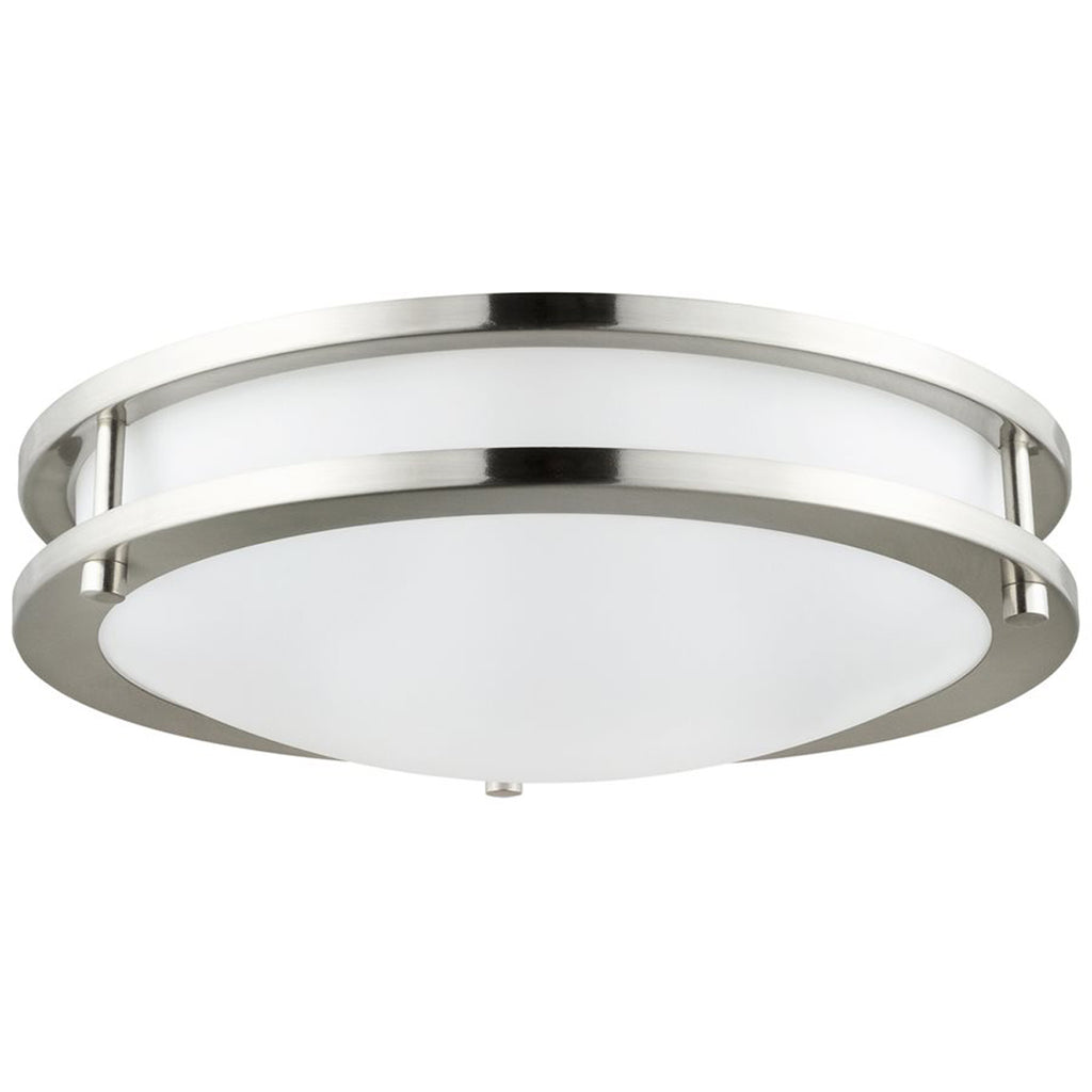Sunlite 16-in 28W LED Decorative Fixture Brushed Nickel CCT Selectable 120V