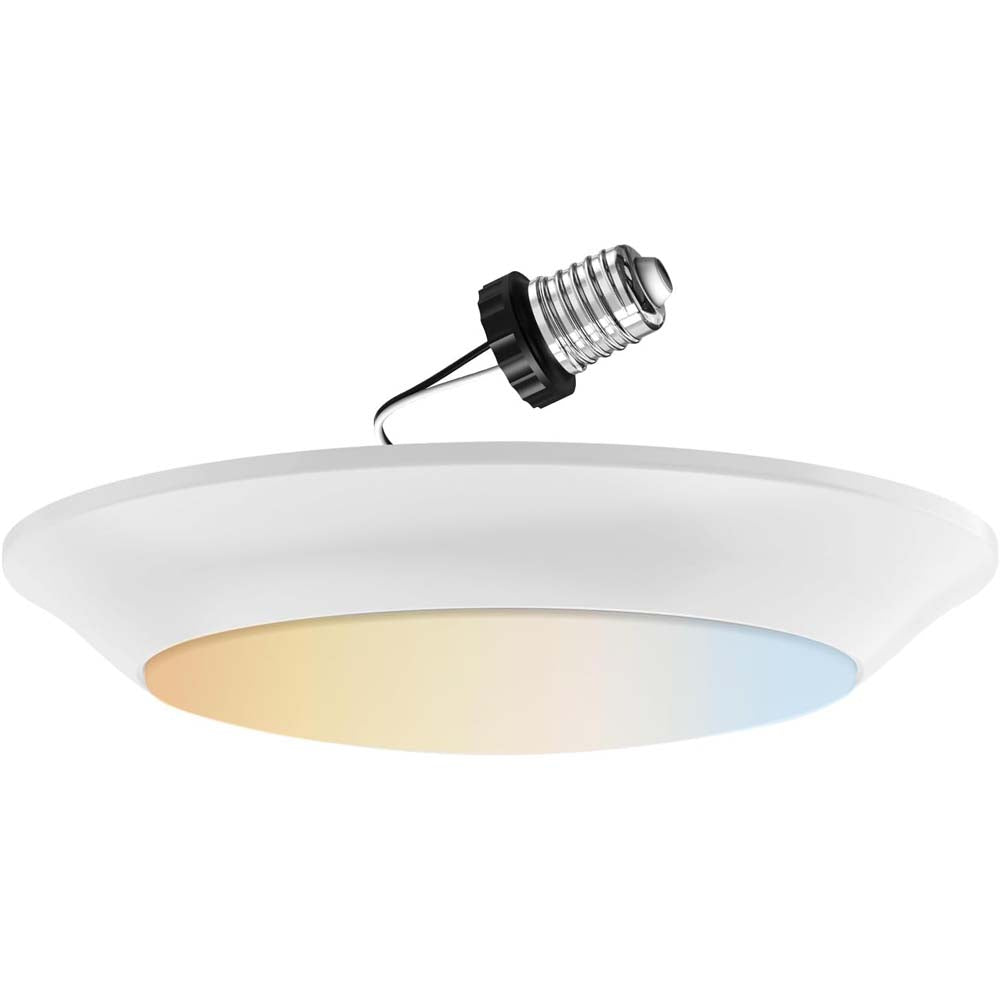 Sunlite Sunlite 7 in. 15w Round Flush Mount Retrofit Fixture CCT Selectable ...