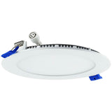 Sunlite 16-in 14w LED Round Recessed Downlight 120v CCT Selectable White Fixture - BulbAmerica