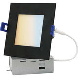 Sunlite 4-In 12w LED Recessed Slim Downlight Fixture CCT Selectable - 65W equiv