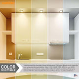 Sunlite 4-In 12w LED Recessed Slim Downlight Fixture CCT Selectable - 65W equiv_2