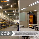 25Pk - Sunlite 12.5w 4-FT LED T8 Glass Tube Bulb CCT Tunable G13 Base 120-277V_3