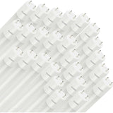 25Pk - Sunlite 17w LED T8 Light Tube 48-in G13 Base Frosted 4000K Ballast Bypass