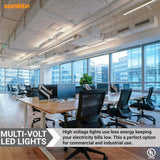 25Pk - Sunlite 17w LED T8 Light Tube 48-in G13 Base Frosted 4000K Ballast Bypass_1