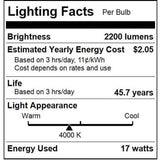 25Pk - Sunlite 17w LED T8 Light Tube 48-in G13 Base Frosted 4000K Ballast Bypass_4