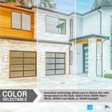 Sunlite 15w LED Half Cylinder Wall Sconce Fixture CCT Selectable - 75w equiv_4