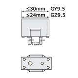 64654 HLX Osram 250W 24V GY9.5 T4 Halogen Light Bulb - BulbAmerica