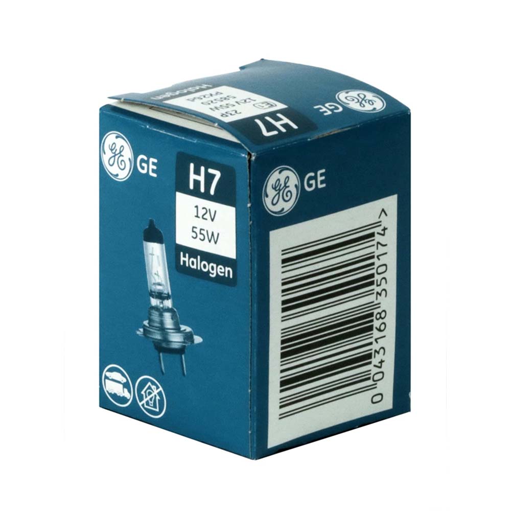 GE Lighting H7-55/BP - Bombilla halógena estándar de repuesto para  automóviles