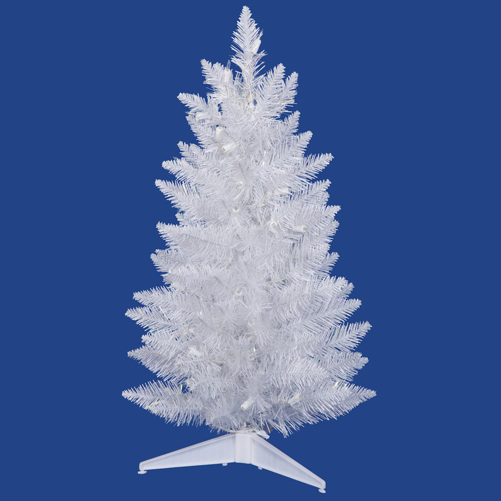 Vickerman 30in. Sparkle White 100 Tips Christmas Tree