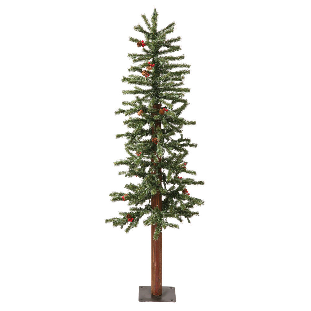 Vickerman 4Ft. Frosted 242 Tips Christmas Tree 150 Warm White Italian LED Lights