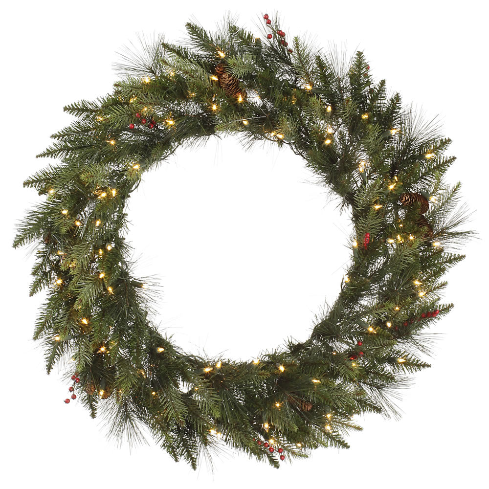 30" Vallejo Mixed Pine Wreath 50CL Dura