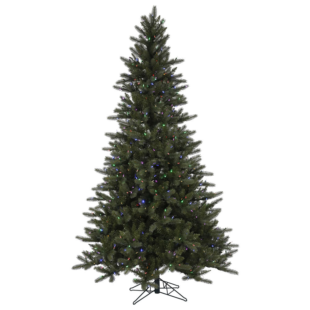 14Ft. Spokane Instant Shape Christmas Tree 1700 Warm White Multi LED Lights