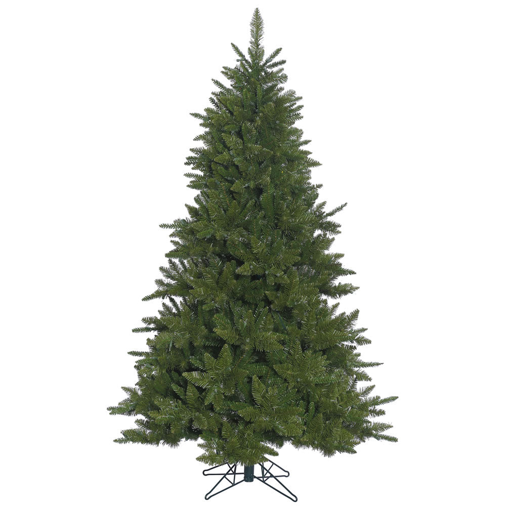 9Ft.  Durango Spruce Christmas Tree 2726 Green PVC Tips a Folding Metal Stand