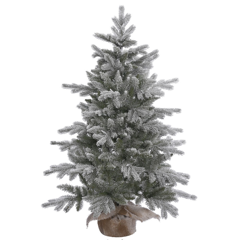 48in. x 32in. Frosted Sable Pine tree 316 Frosted PE/PVC tips