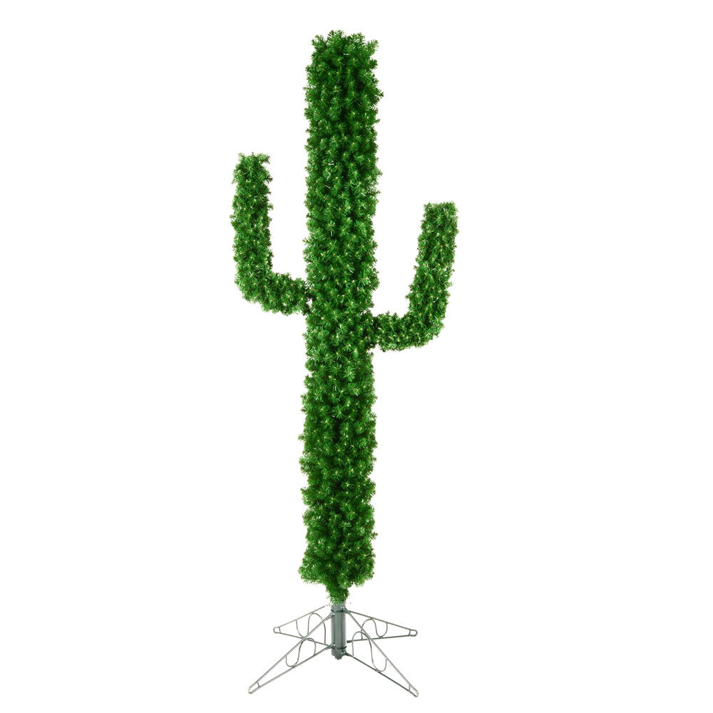 Vickerman 7.5ft. Unlit Cactus Pine Artificial Christmas Tree Unlit