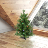 Vickerman 2ft. Cheyenne Pine Artificial Christmas Tree in LED Lights - BulbAmerica
