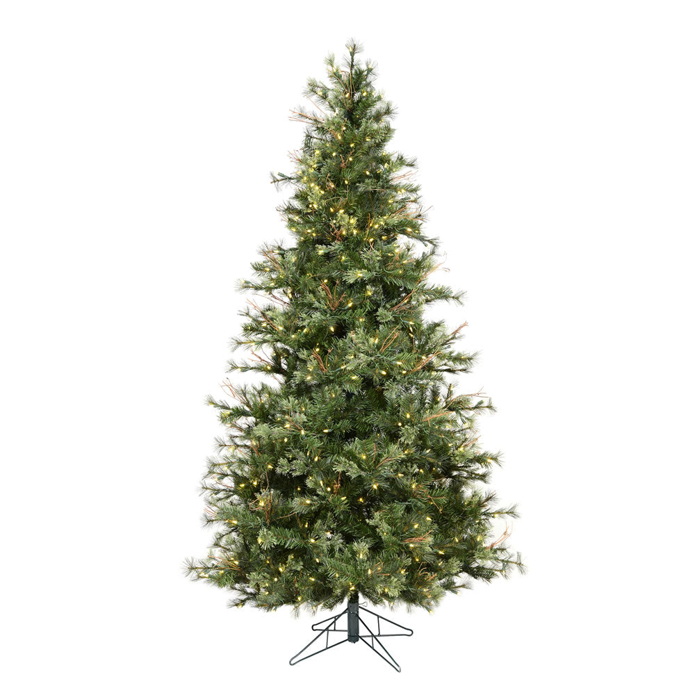 Vickerman 6.5ft. Mixed Country Pine Artificial Christmas Tree in LED Lights