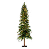 Vickerman 6ft. Mixed Country Alpine Artificial Christmas Tree in LED Lights