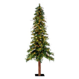 Vickerman 7ft. Mixed Country Alpine Artificial Christmas Tree in LED Lights