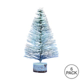 Vickerman 9in. Flocked Village Artificial Christmas tree_2