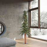 Vickerman 7ft.x 44in. Alpine Artificial Christmas Tree Warm White LED Lights_1