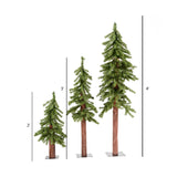Vickerman 2ft. 2ft. 4ft. Natural Alpine Artificial Christmas Tree Set Unlit_1