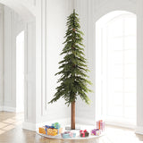 Vickerman 9ft.Natural Alpine Artificial Christmas Tree Unlit - BulbAmerica