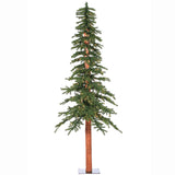 Vickerman 9ft. x 56in. Alpine Artificial Christmas Tree Warm White LED Lights