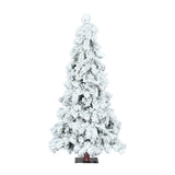 Vickerman 6ft. Flocked Spruce Artificial Christmas Tree Unlit