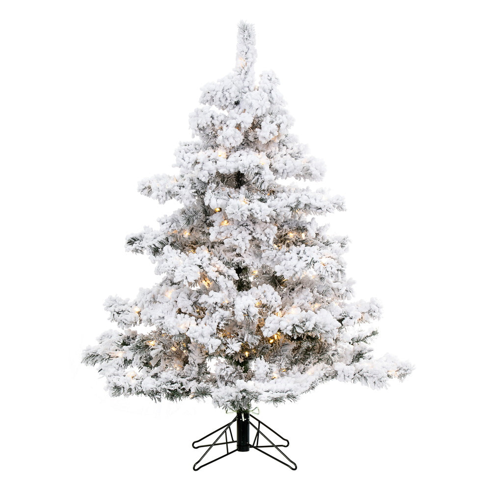 Vickerman 4.5ft. Alaskan Pine Artificial Christmas Tree in LED lights